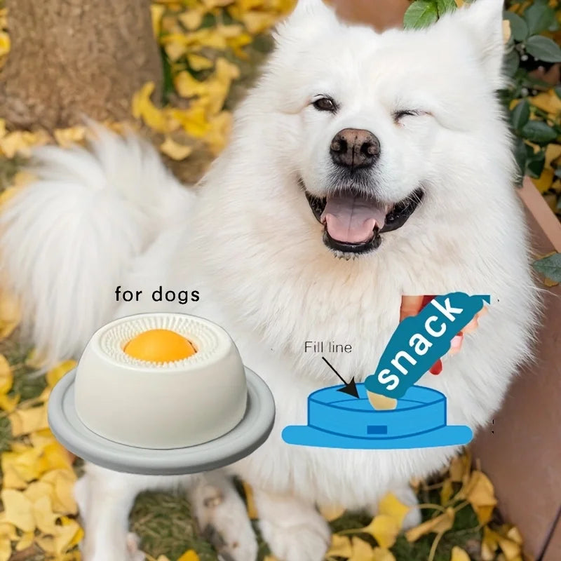 Lick Mat for Dogs & Cats — Slow Feeder Snack Plate