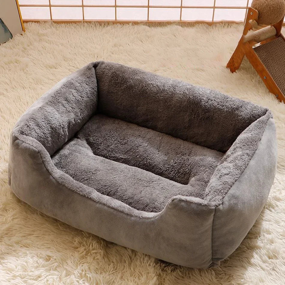 Cozy Round Pet Bed for Cats & Small Dogs