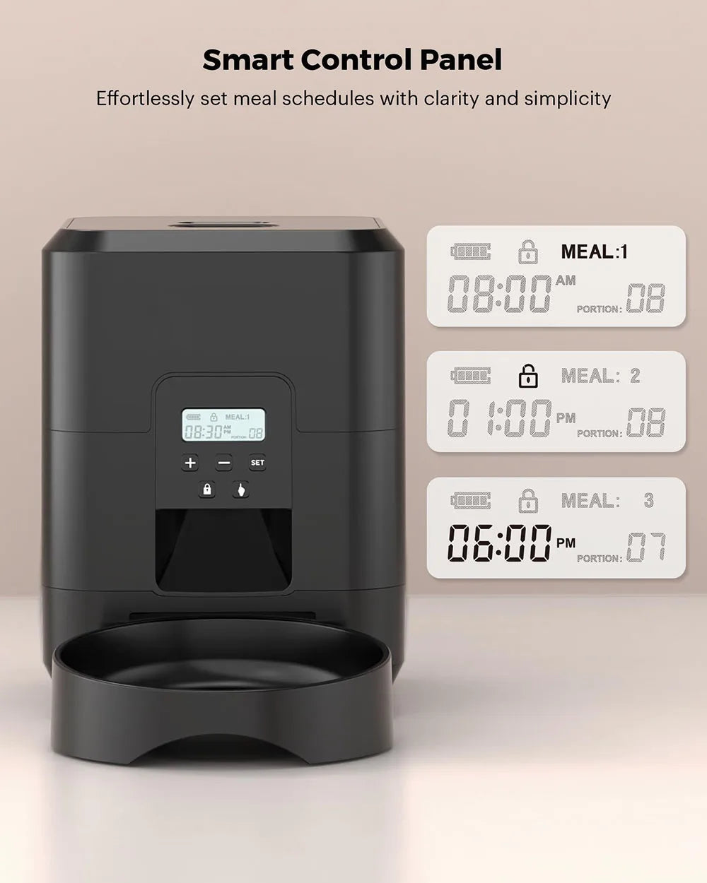 Automatic Cat & Dog Feeder — Timed Portion Control