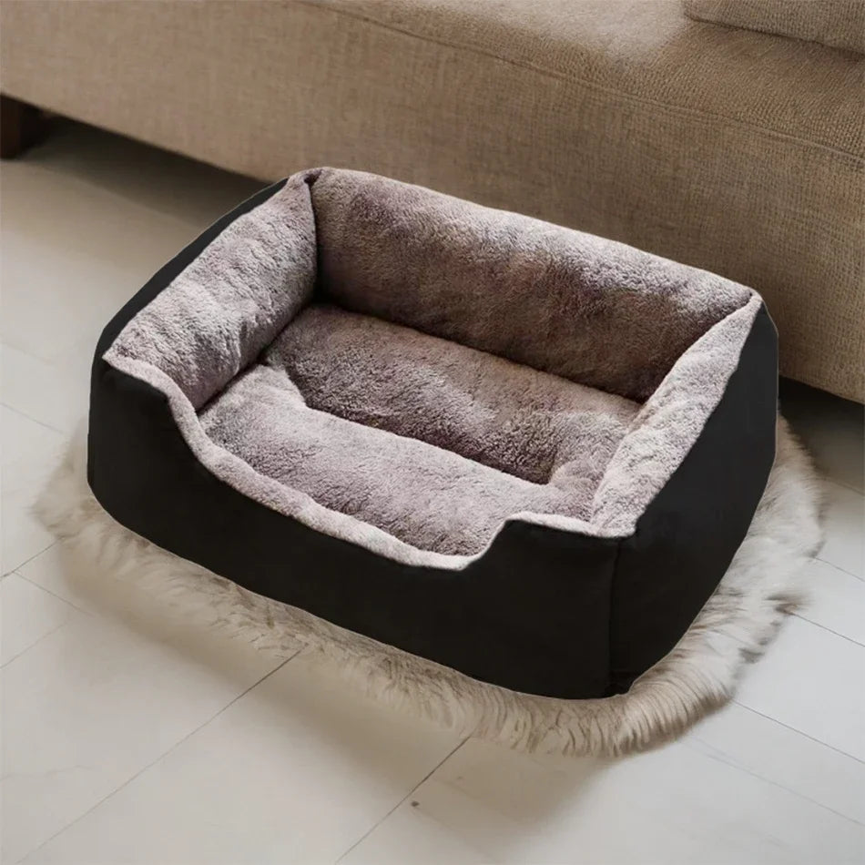 Cozy Round Pet Bed for Cats & Small Dogs