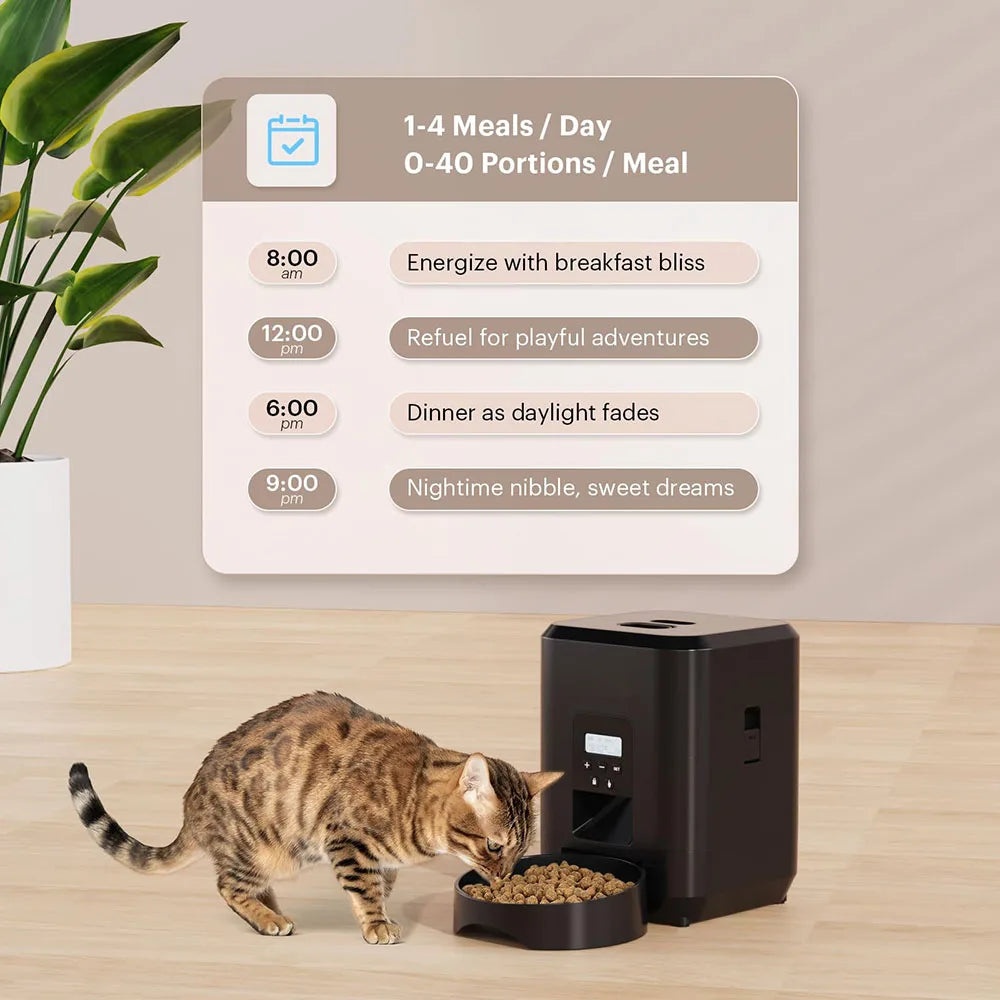 Automatic Cat & Dog Feeder — Timed Portion Control