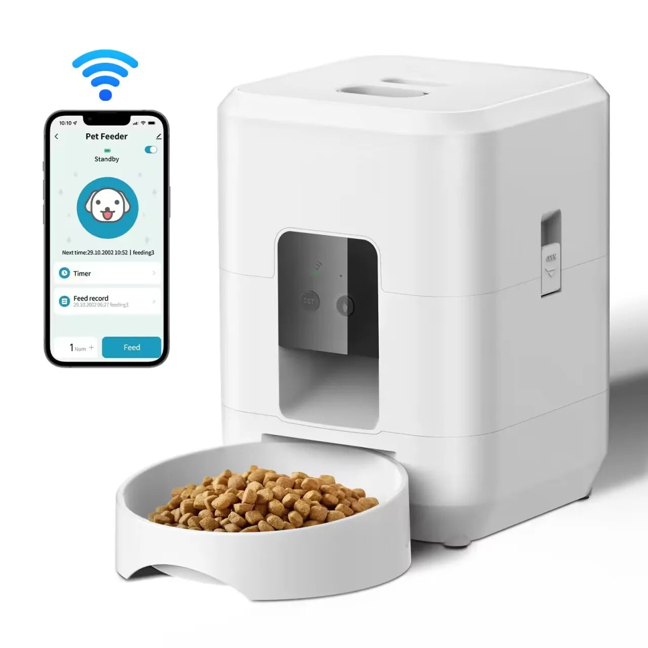 Automatic Cat & Dog Feeder — Timed Portion Control