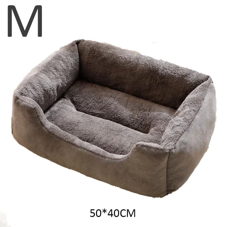 Cozy Round Pet Bed for Cats & Small Dogs