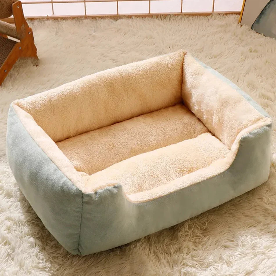 Cozy Round Pet Bed for Cats & Small Dogs